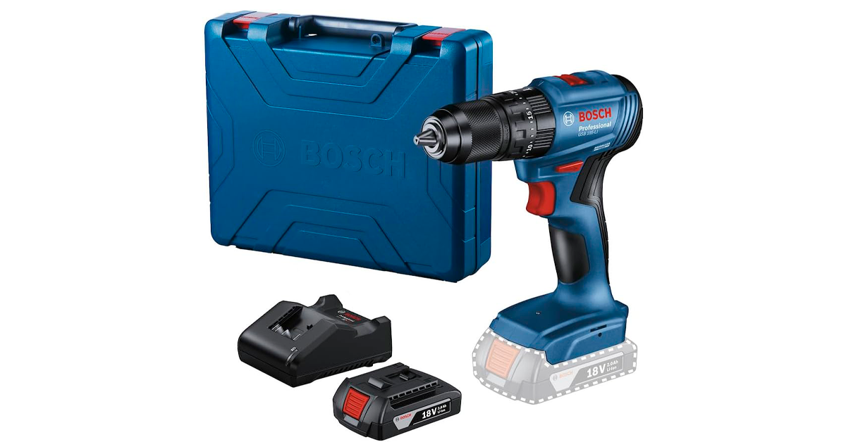 Furadeira e parafusadeira Bosch 18V é boa