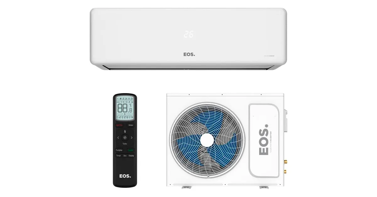 Ar-Condicionado Split Inverter 9000 BTUs funciona bem em quartos pequenos