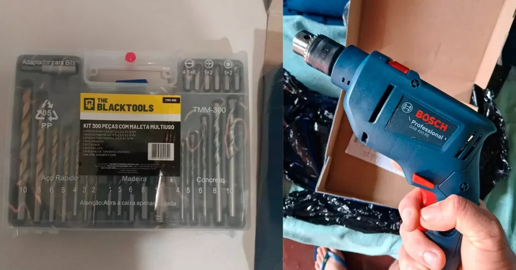Furadeira Bosch 450W é boa? GSB450 RE serve para madeira e concreto?