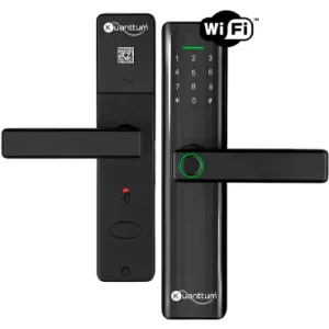 Fechadura Digital Biométrica Wi-Fi Inteligente Kuanttum Delta Pro