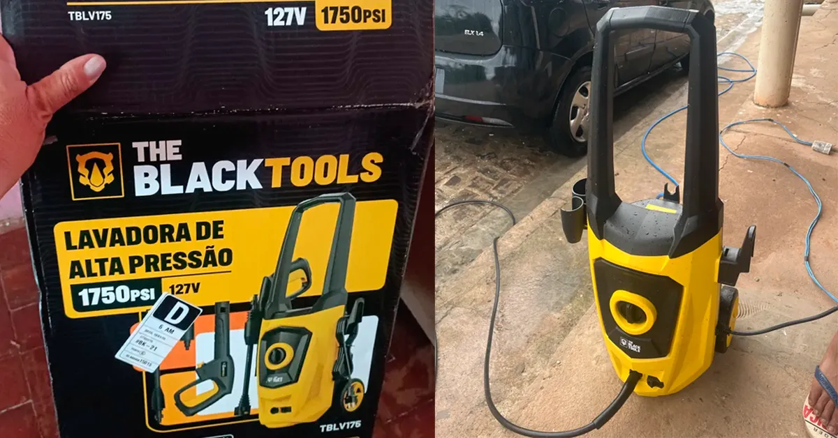 Lavadora de alta pressão portátil The Black Tools é boa para uso diário?