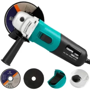 Esmerilhadeira Lixadeira Angular 4.1/2 11000rpm 820w Tssaper Cor Azul-turquesa Frequência 60 Hz 220V