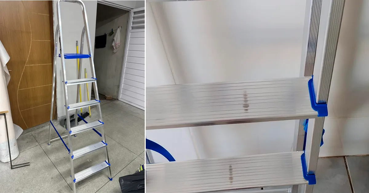 Escada alumínio 6 degraus Mor é boa? Nossa opinião completa