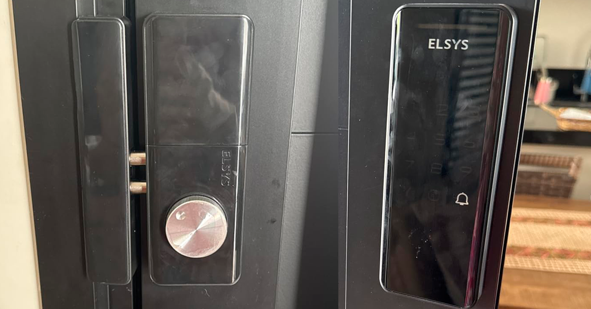 Fechadura eletrônica Elsys é boa? Usamos o modelo DS1100V em casa