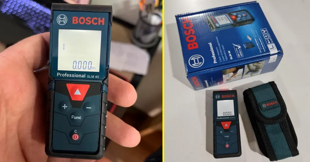 Trena a laser Bosch GLM 40 é boa? Análise completa com pontos fortes