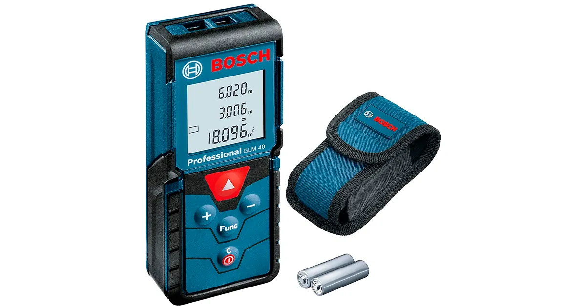 Trena a laser Bosch GLM 40 é boa? Confira nossa experiência completa