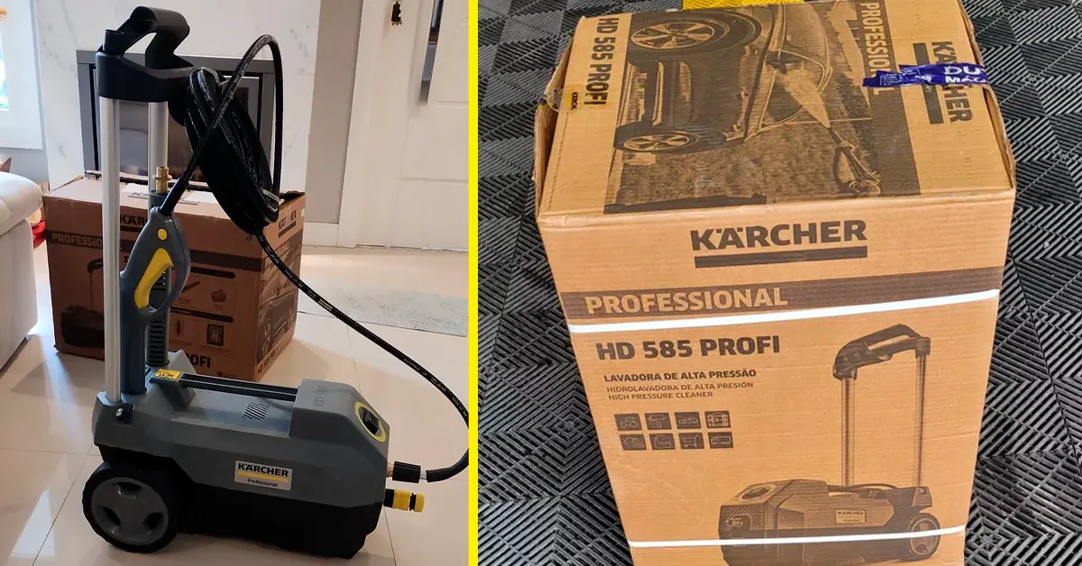 Lavadora de alta pressão Karcher HD 585 Profi é boa? Descubra pontos fortes e limitações no uso doméstico frequente.