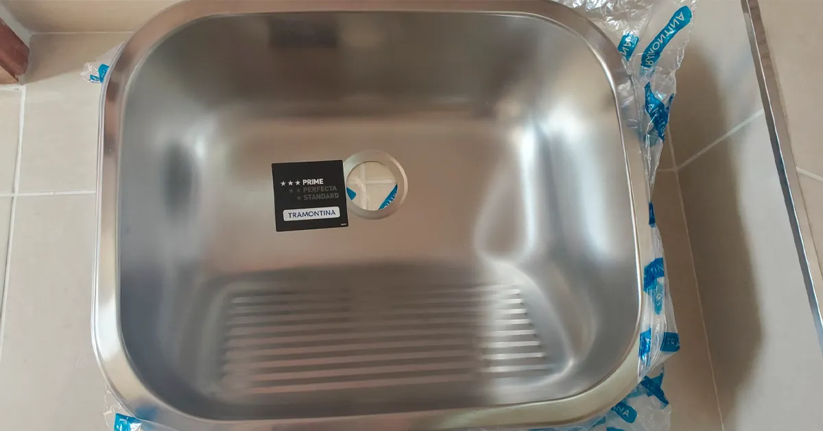 tanque inox Tramontina 50x40