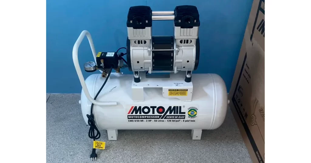 Compressor motomil 50 litros é bom? Descubra recursos do CMO8/50