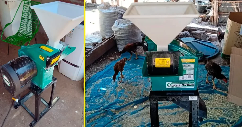 Triturador e Forrageiro bom GTI-3000LD1 potência de 3CV destacada