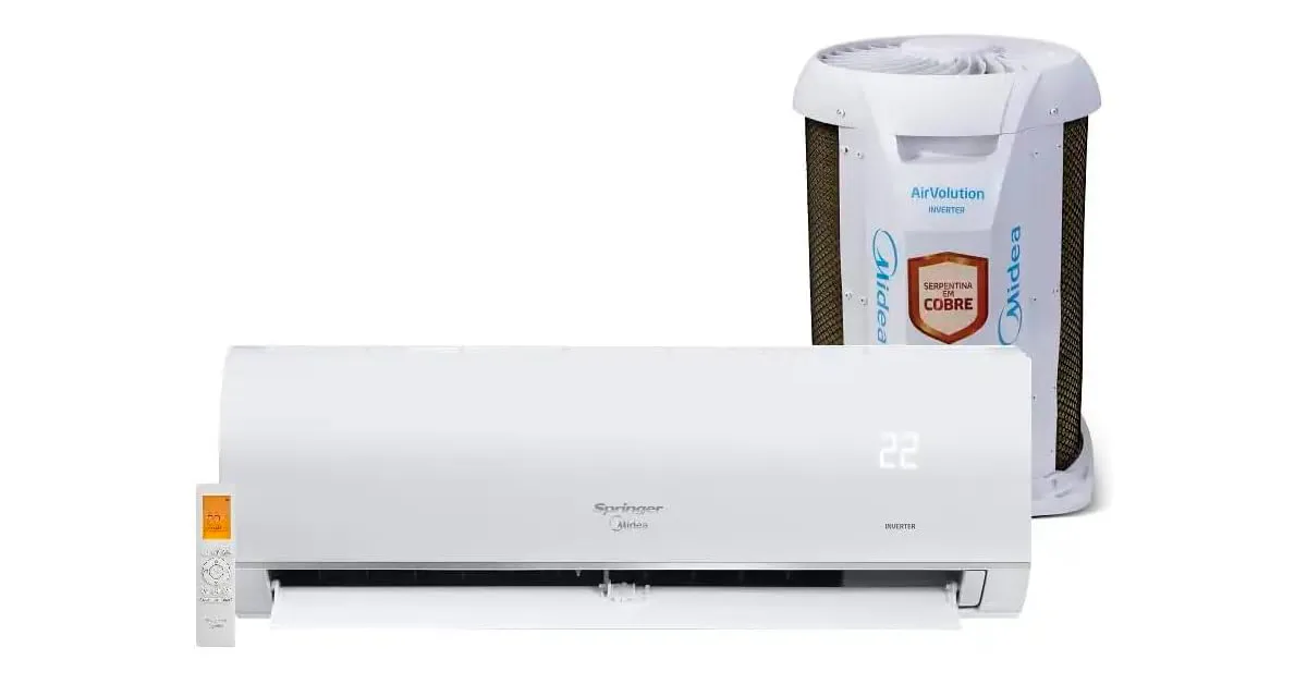 Ar Condicionado Split Hi Wall Inverter Springer Midea AirVolution Connect 12000 BTU/h Frio 42AFVCI12S5