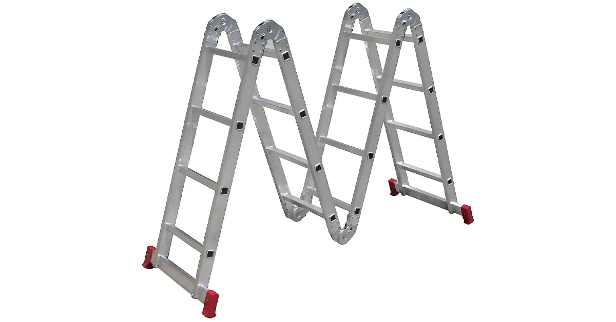 escadas de aluminio 16 degraus