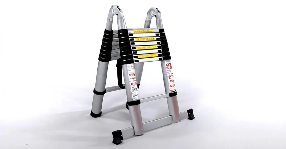 escada telescópica multifuncional