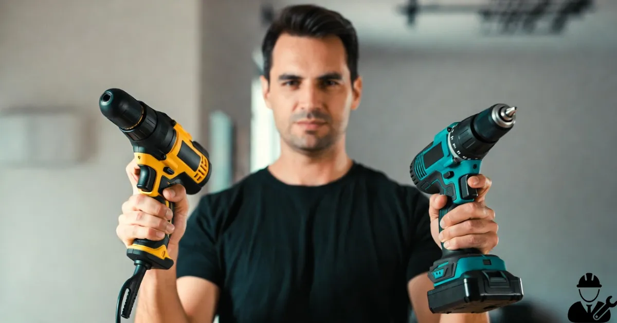 Furadeira de impacto com fio ou a bateria qual a melhor