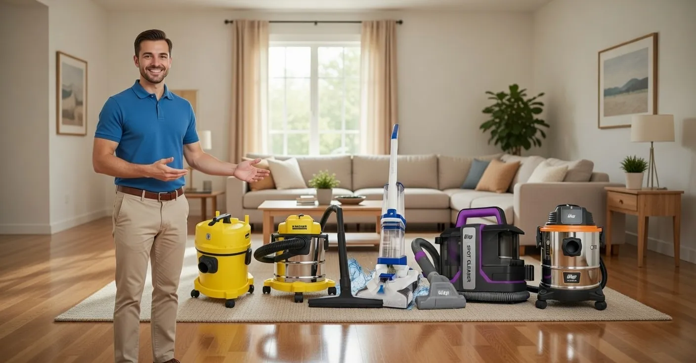 Extratora vs aspirador de pó e água