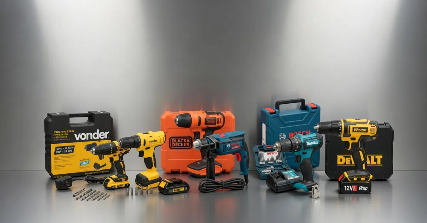 Furadeira ou parafusadeira qual o melhor