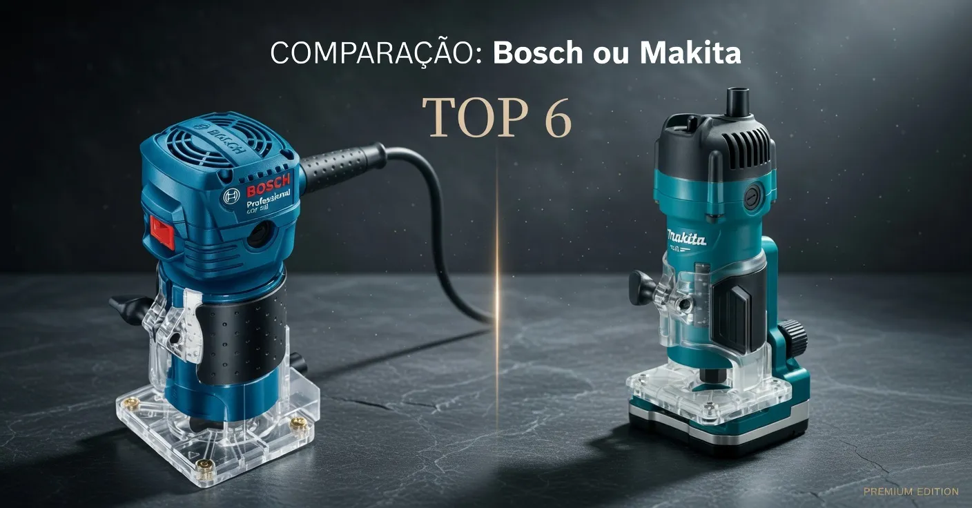 Tupia Bosch ou Makita QUAL VALE A PENA