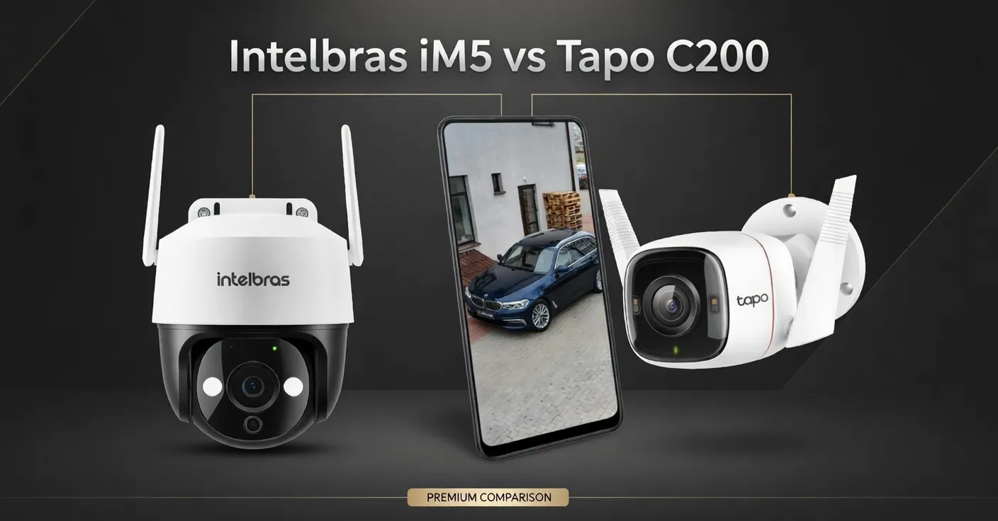 Intelbras iM5 vs Tapo C200 qual a melhor