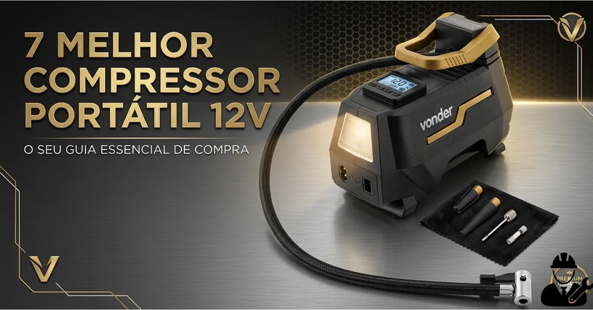 Melhor compressor portátil 12V : 7 modelos que valem a pena