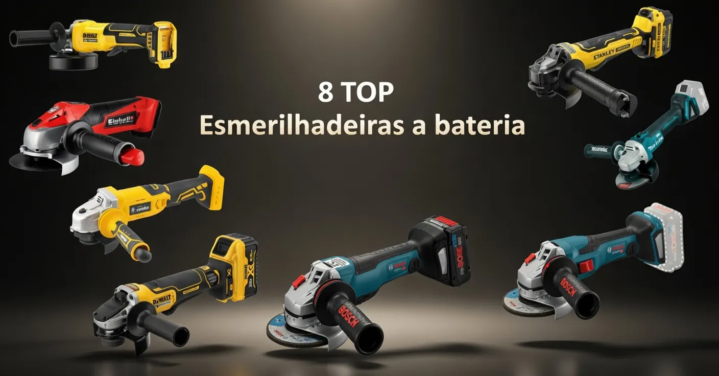 esmerilhadeiras a bateria: É BOA