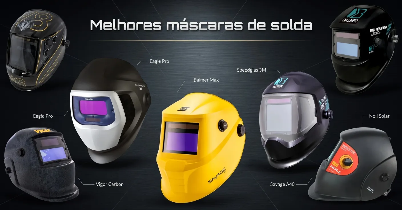 Melhores máscaras de solda. qual escolher