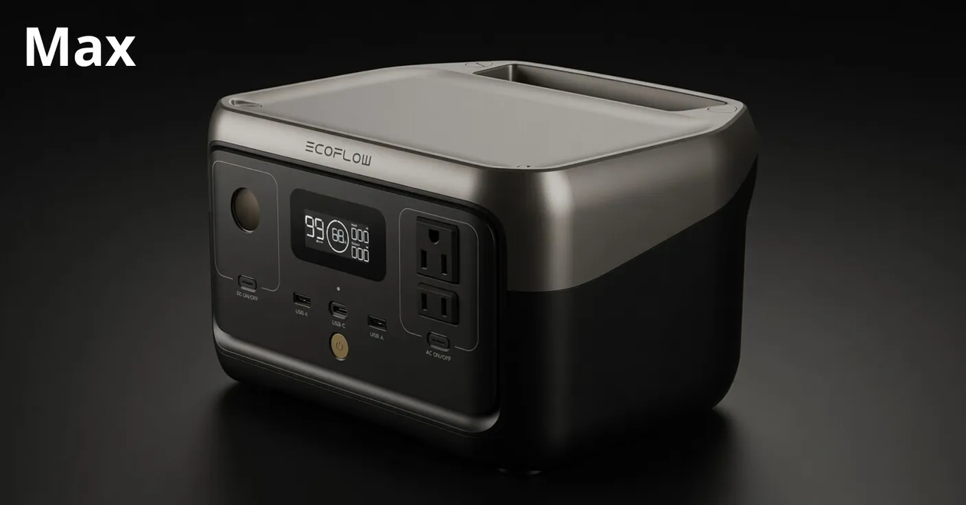 EcoFlow RIVER 2 Max VALE A ´PENA ESSA ESTAÇÃO DE ENERGIA PORTATIL