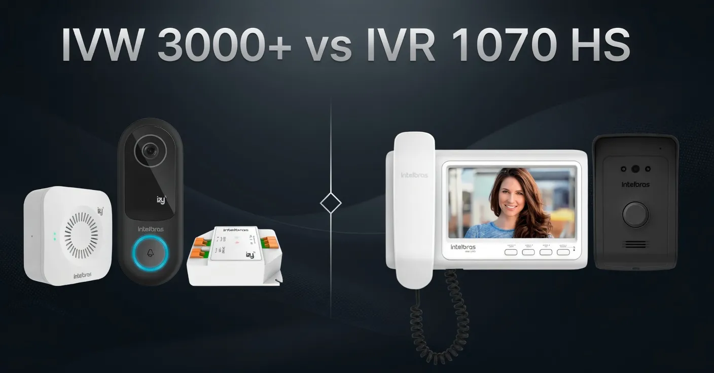 qual a melhor Intelbras IVW 3000+ vs IVR 1070 HS