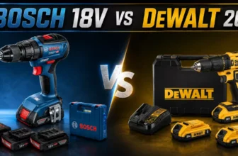 furadeira e Parafusadeira Bosch 18V vs DeWalt 20V