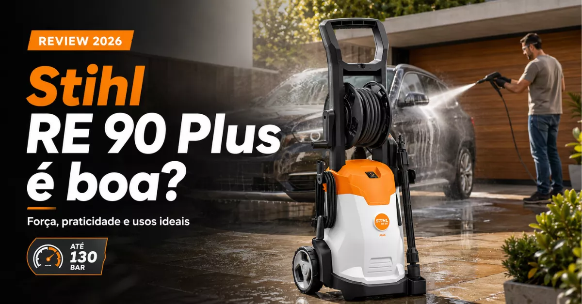 Stihl RE 90 Plus é boa? Vale a pena?