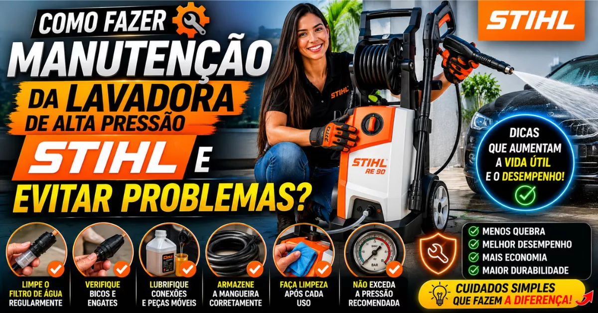 lavadora Stihl RE 90 é boa? Vale a pena