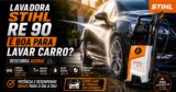 Lavadora Stihl RE 90 é boa para lavar carro? Veja onde ela ajuda e onde exige cuidado