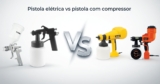 Pistola elétrica vs pistola com compressor: 6 modelos para entender o que faz mais sentido