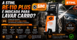 A Stihl RE 110 Plus é indicada para lavar carro? Veja cuidados antes de usar